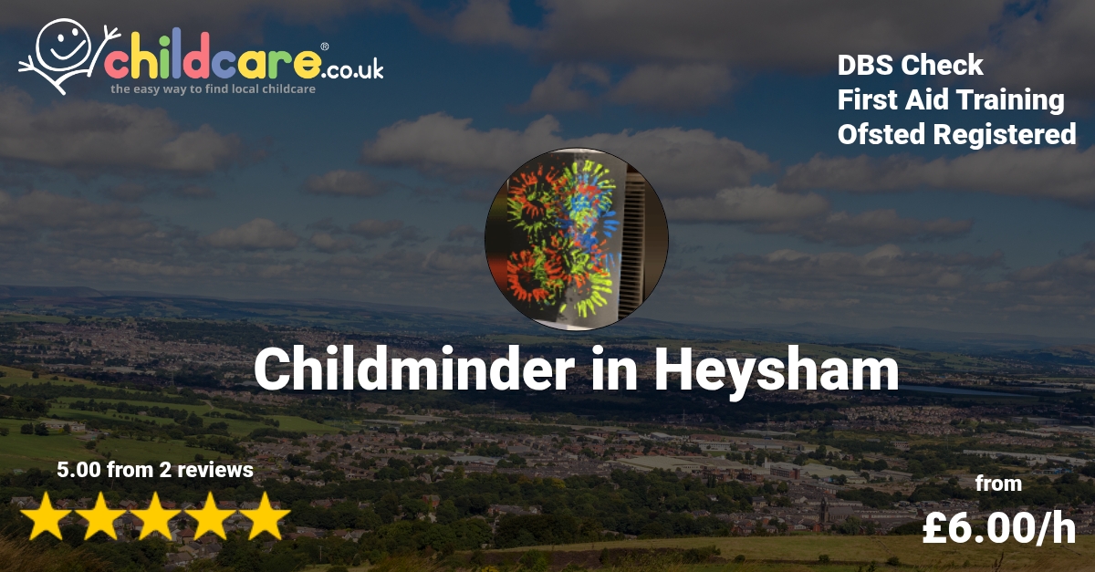 Childminder in Heysham Pamoak Childcare.co.uk