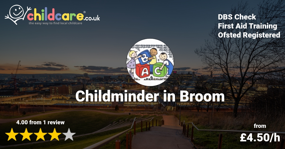 Babysitter in Broom, Childminder in Broom M Shaw Childcare.co.uk