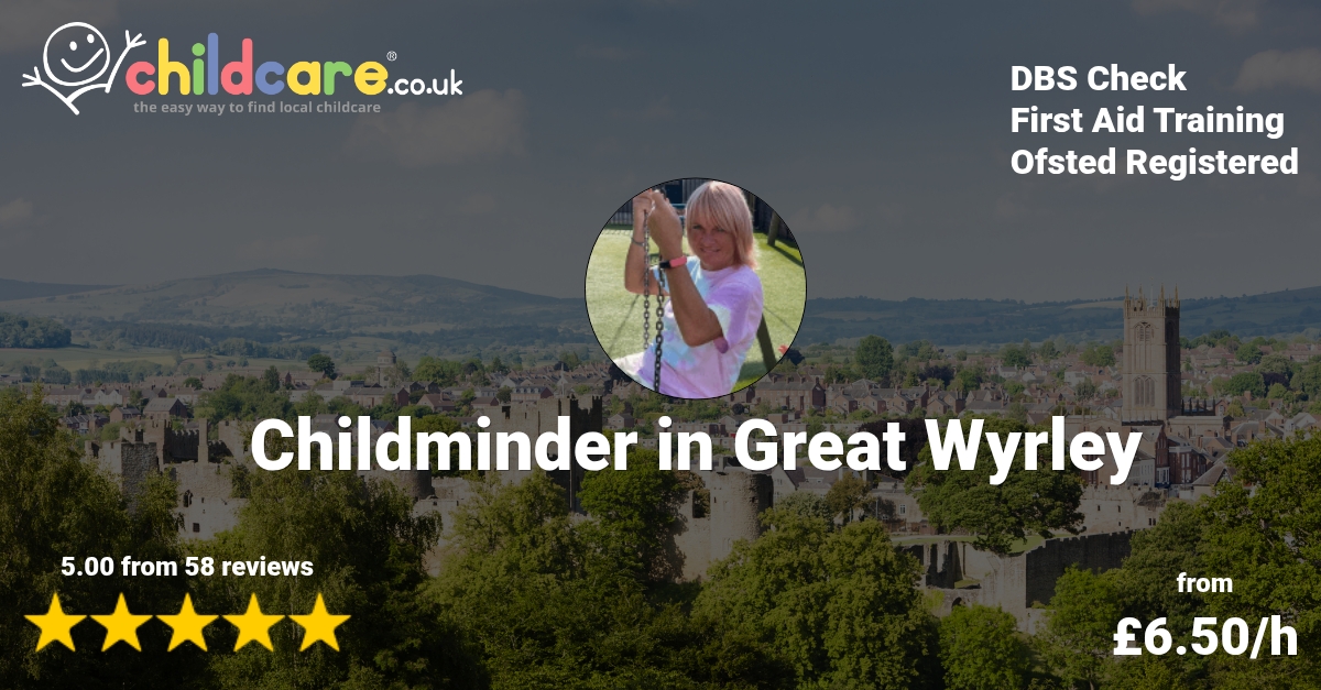 Childminder in Great Wyrley Tinas Childminding Childcare.co.uk