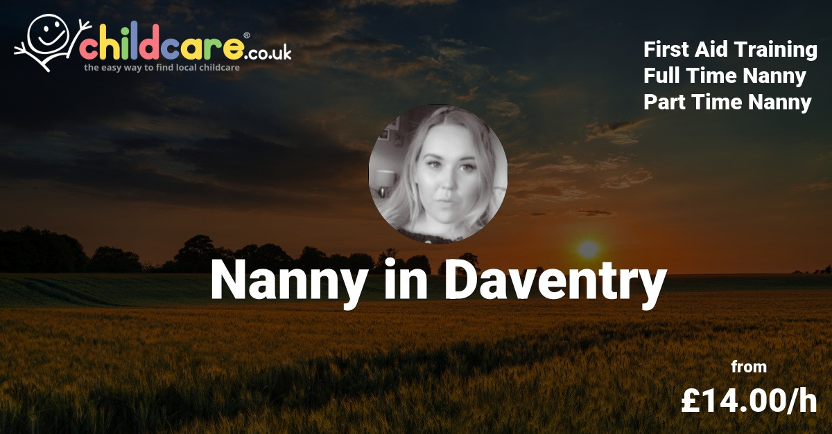 Nanny in Daventry Lucy Childcare.co.uk
