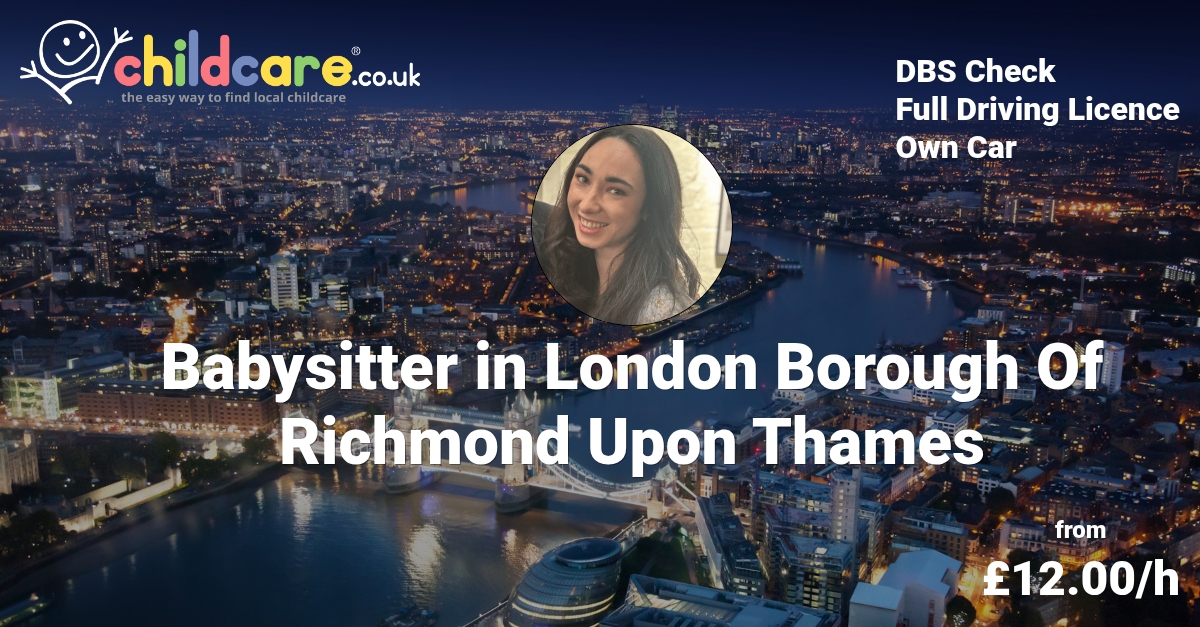 Nanny in Richmond Gemma Childcare.co.uk