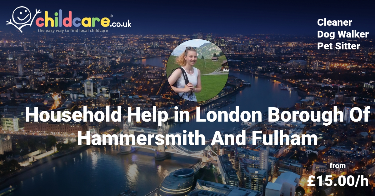 Babysitter in London Borough Of Hammersmith And Fulham, Household Help