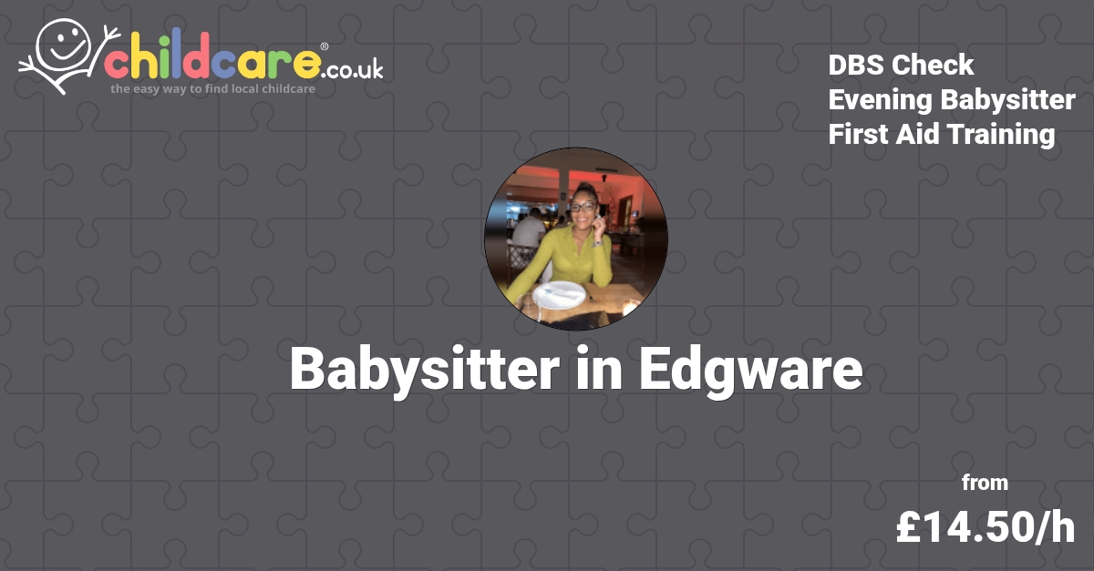 Babysitter in Edgware Sophia Childcare.co.uk