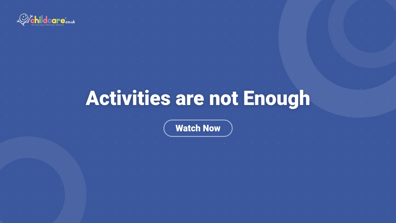 Activities are not Enough Poster