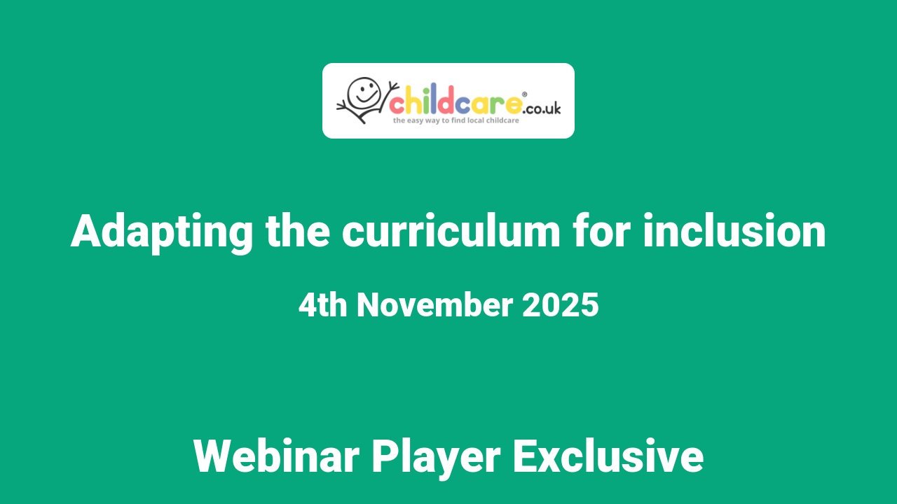 Adapting the curriculum for inclusion Poster