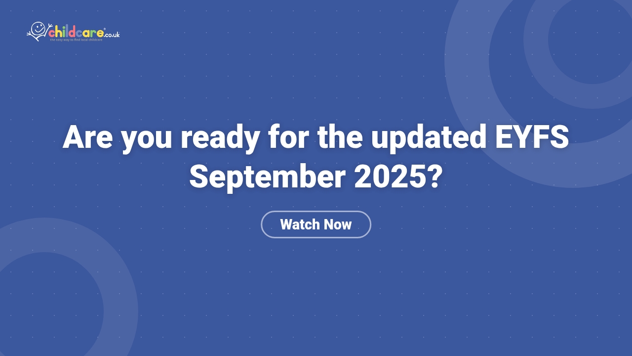 Are you ready for the updated EYFS September 2025?  poster