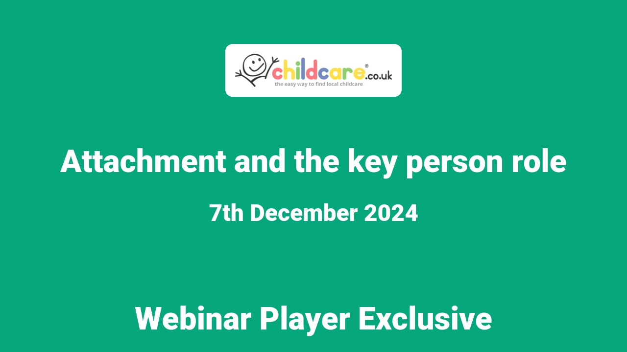 Attachment and the key person role Poster