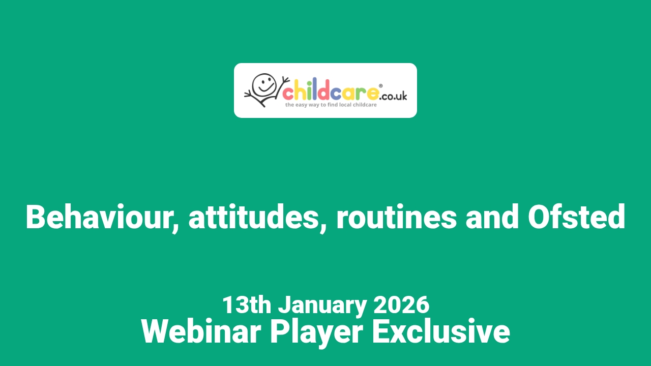 Behaviour, attitudes, routines and Ofsted Poster