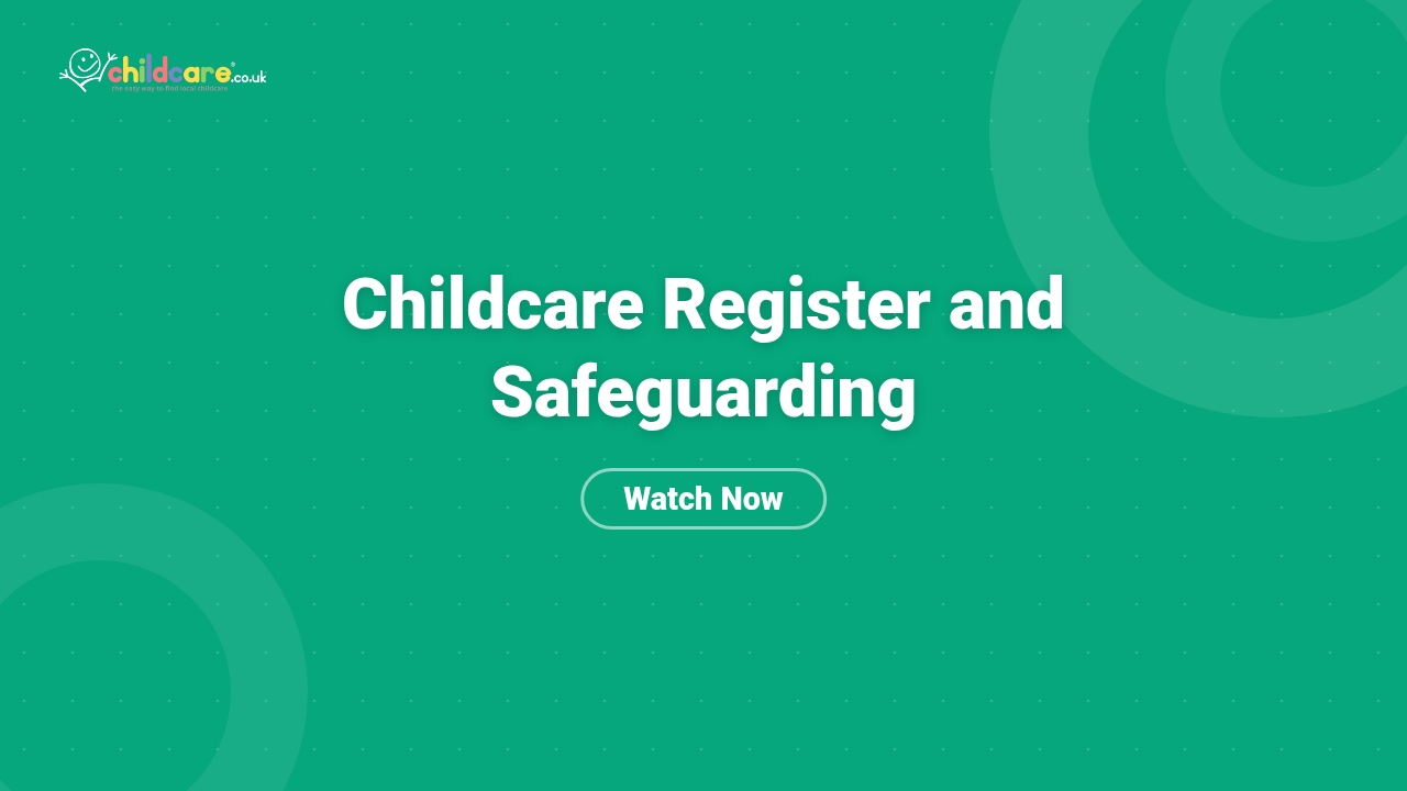 Childcare Register and Safeguarding Poster