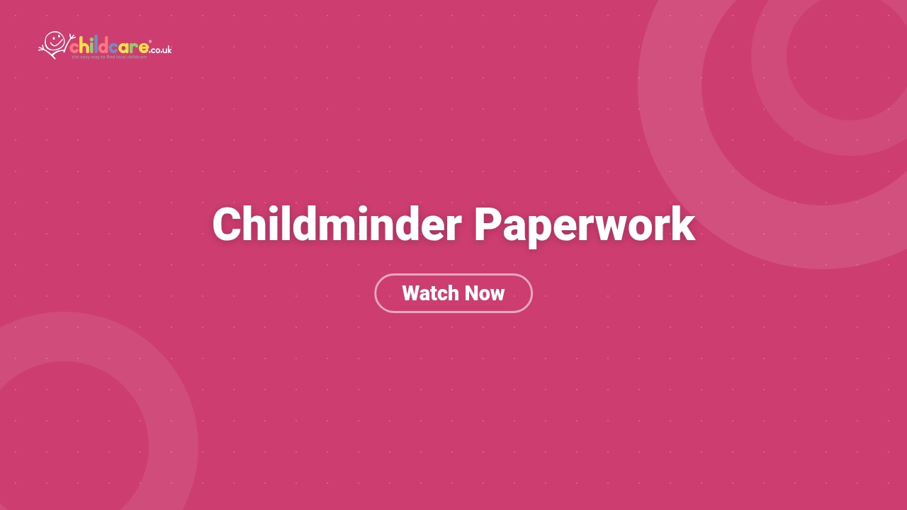 Childminder Paperwork Poster