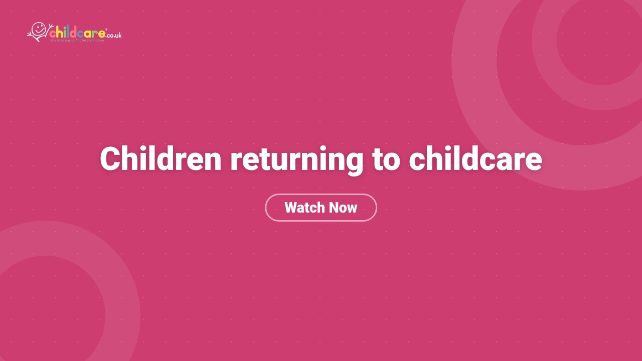 Children returning to childcare Poster