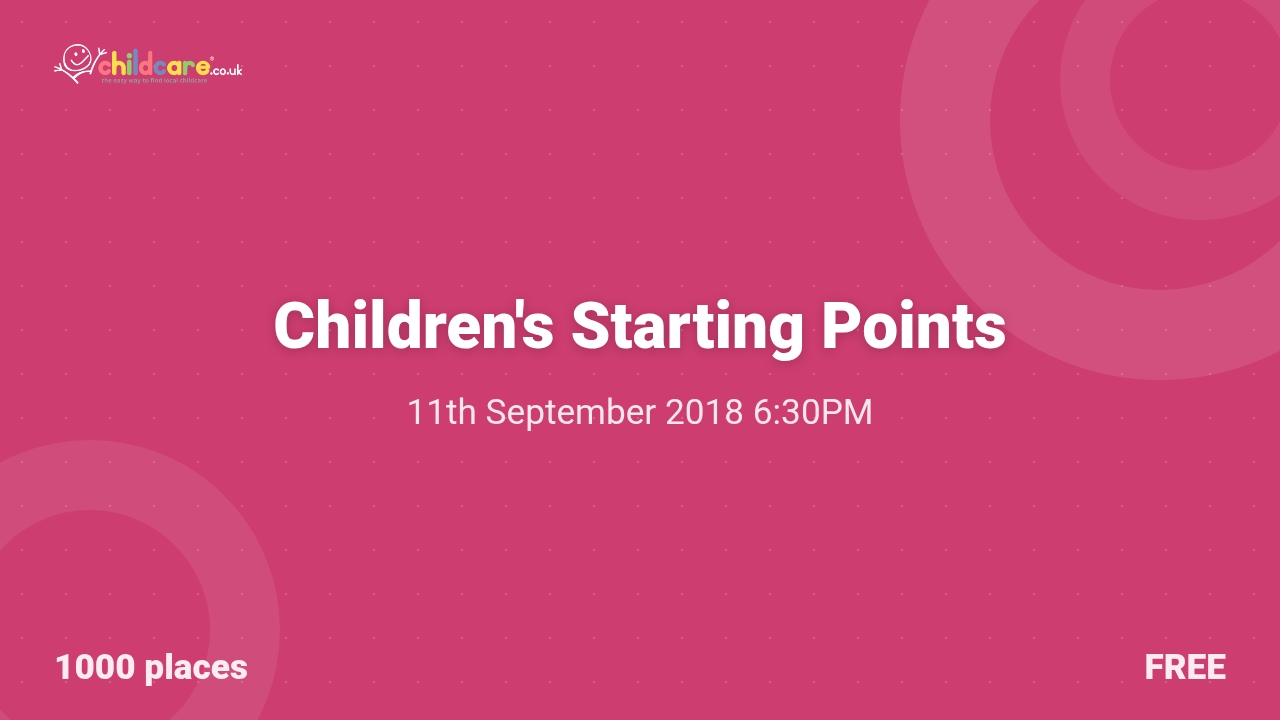 Children's Starting Points Poster