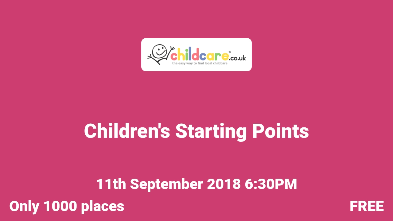 Children's Starting Points poster