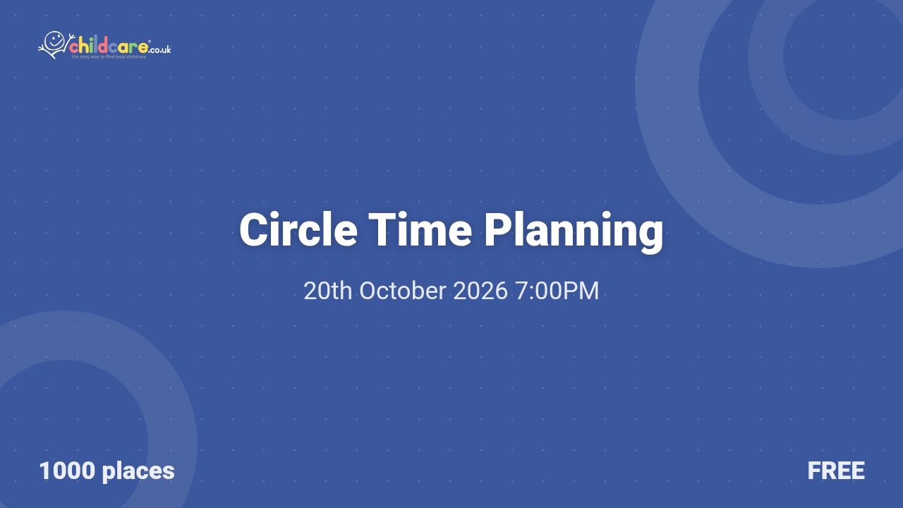 Circle Time Planning Poster
