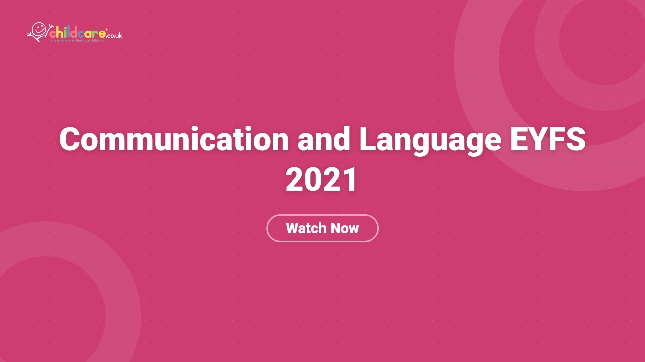 Communication and Language EYFS 2021 Poster