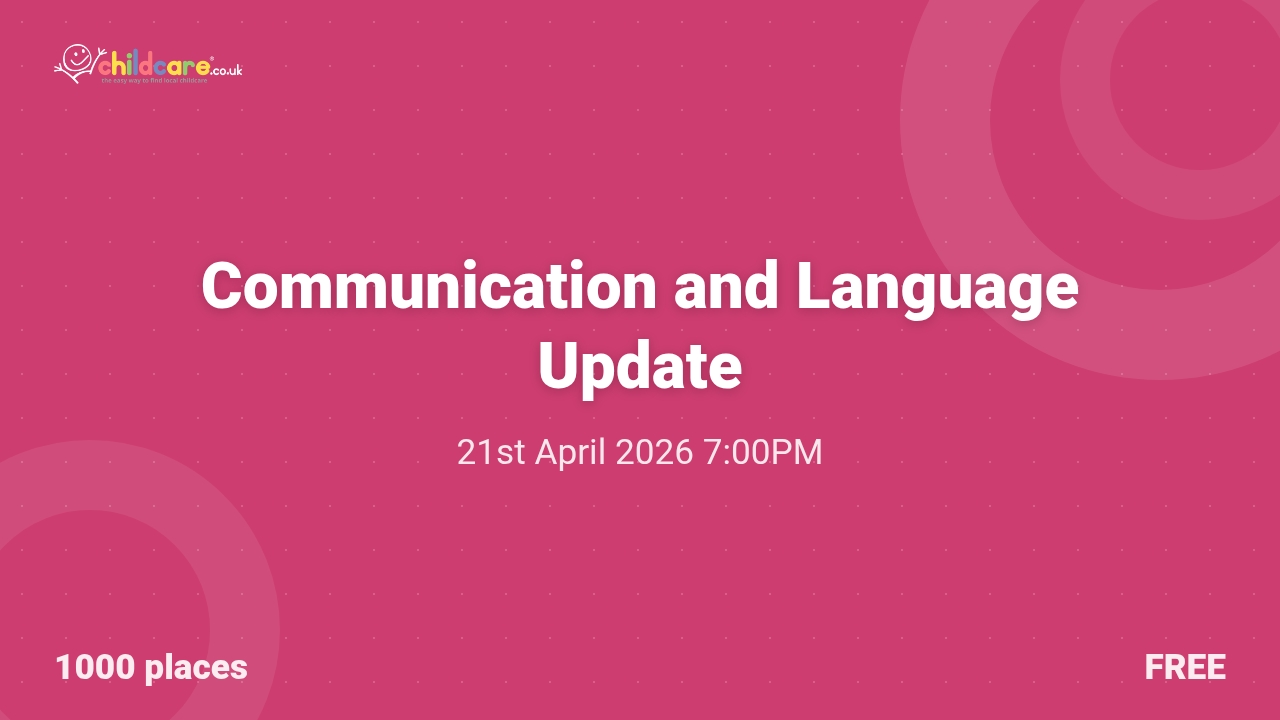 Communication and Language Update poster
