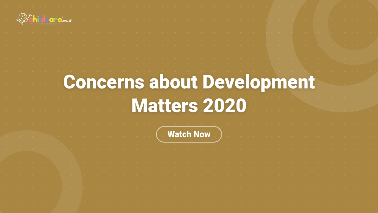 Concerns about Development Matters 2020 Poster