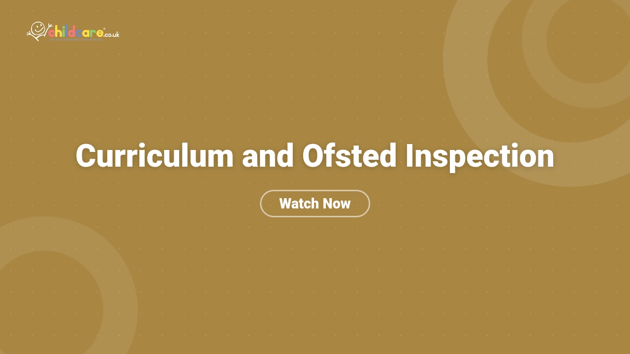 Curriculum and Ofsted Inspection poster