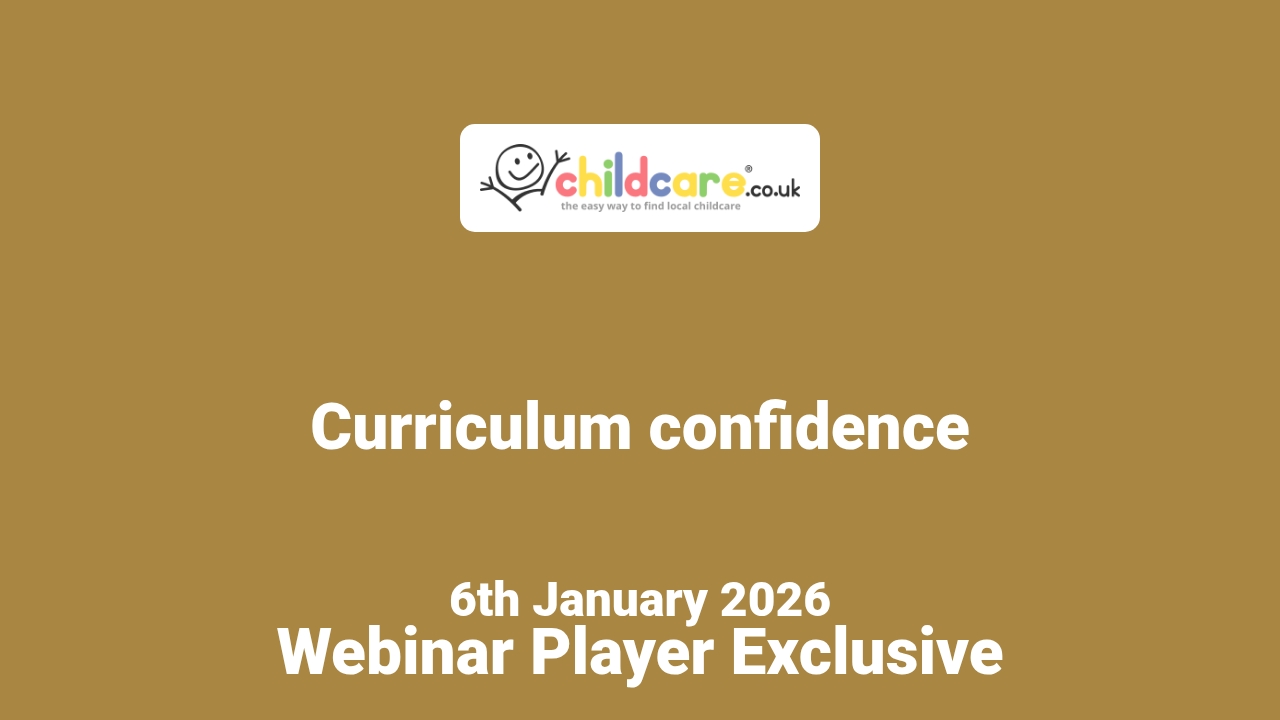 Curriculum confidence Poster