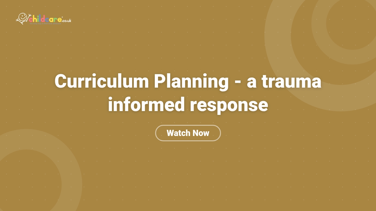 Curriculum Planning - a trauma informed response poster