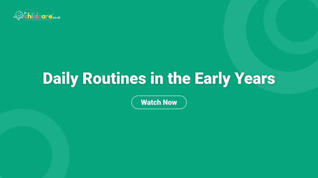 Daily Routines in the Early Years Poster