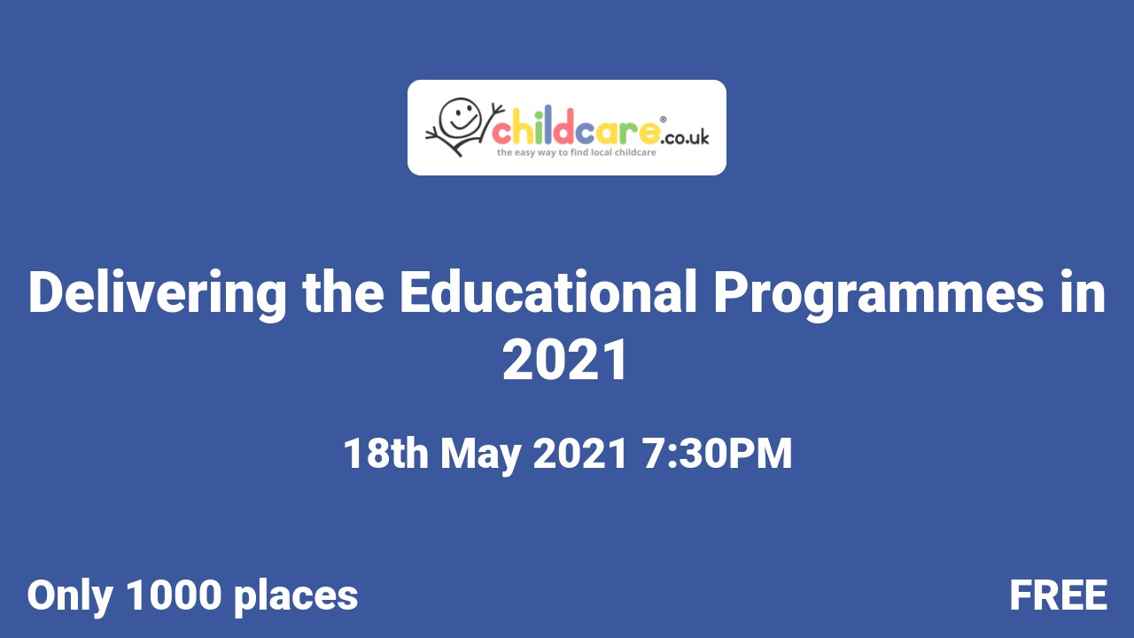 Delivering the Educational Programmes in 2021 poster