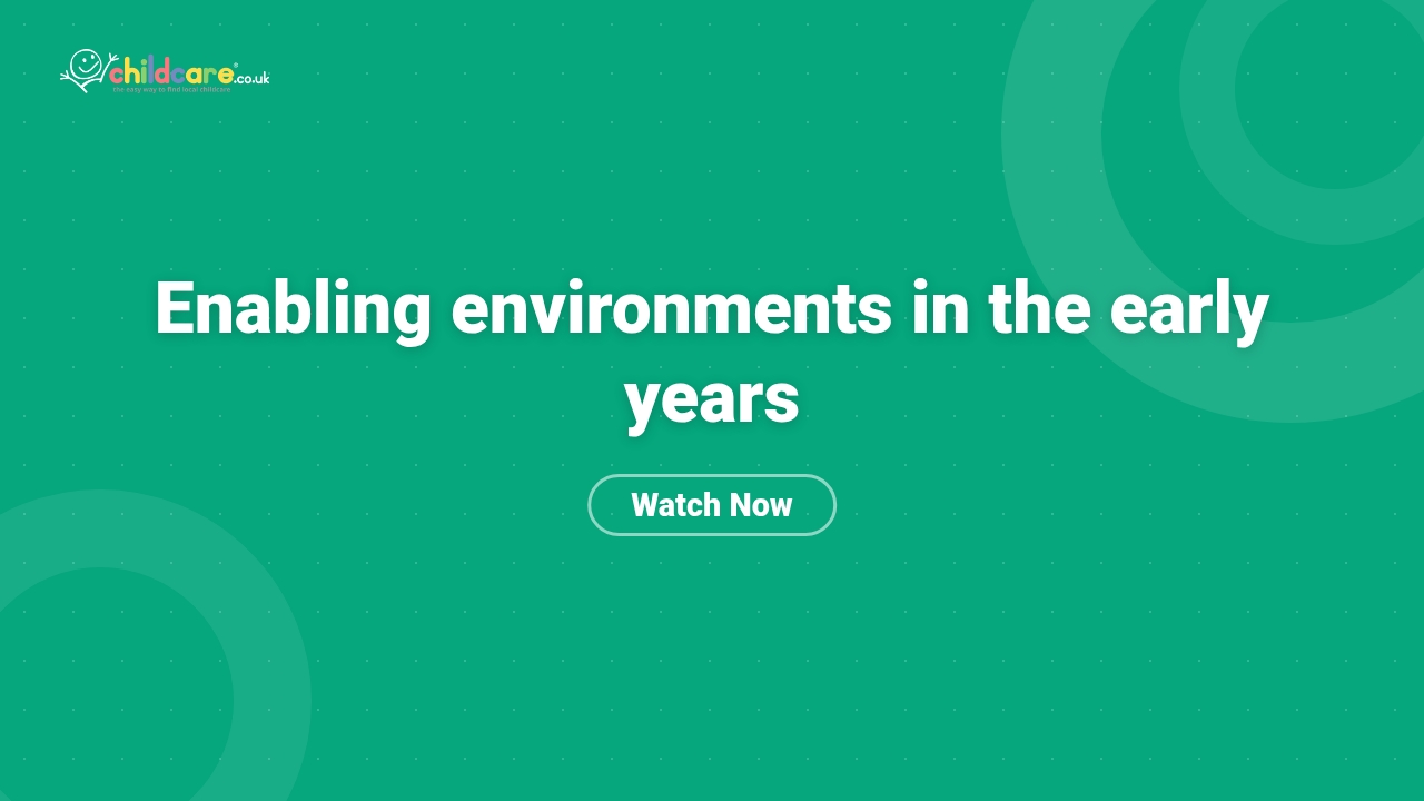 Enabling environments in the early years Poster