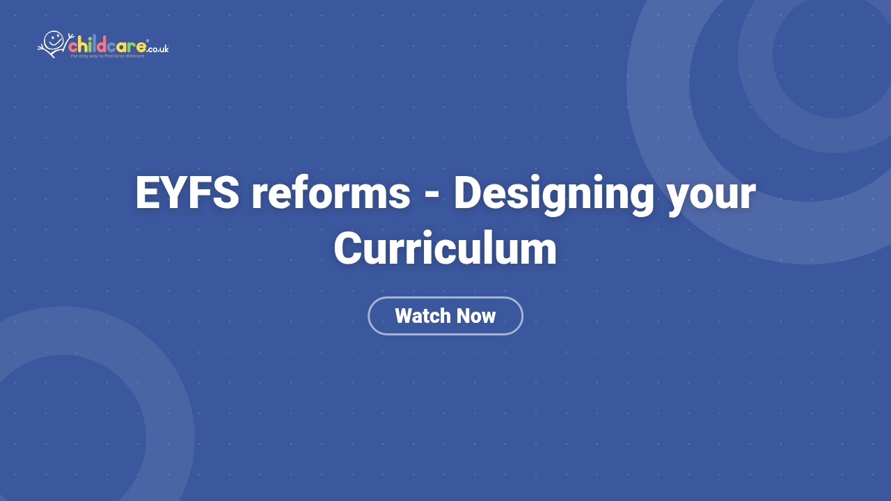 EYFS reforms - Designing your Curriculum  poster