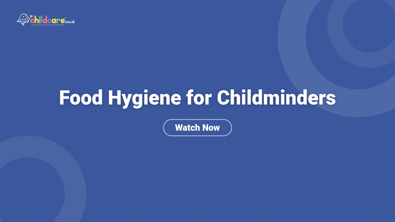 Food Hygiene for Childminders poster