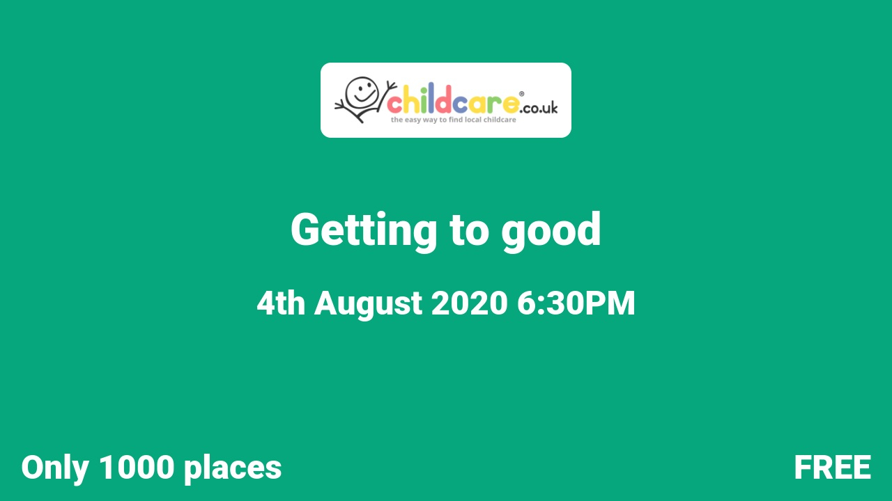 Getting to good poster