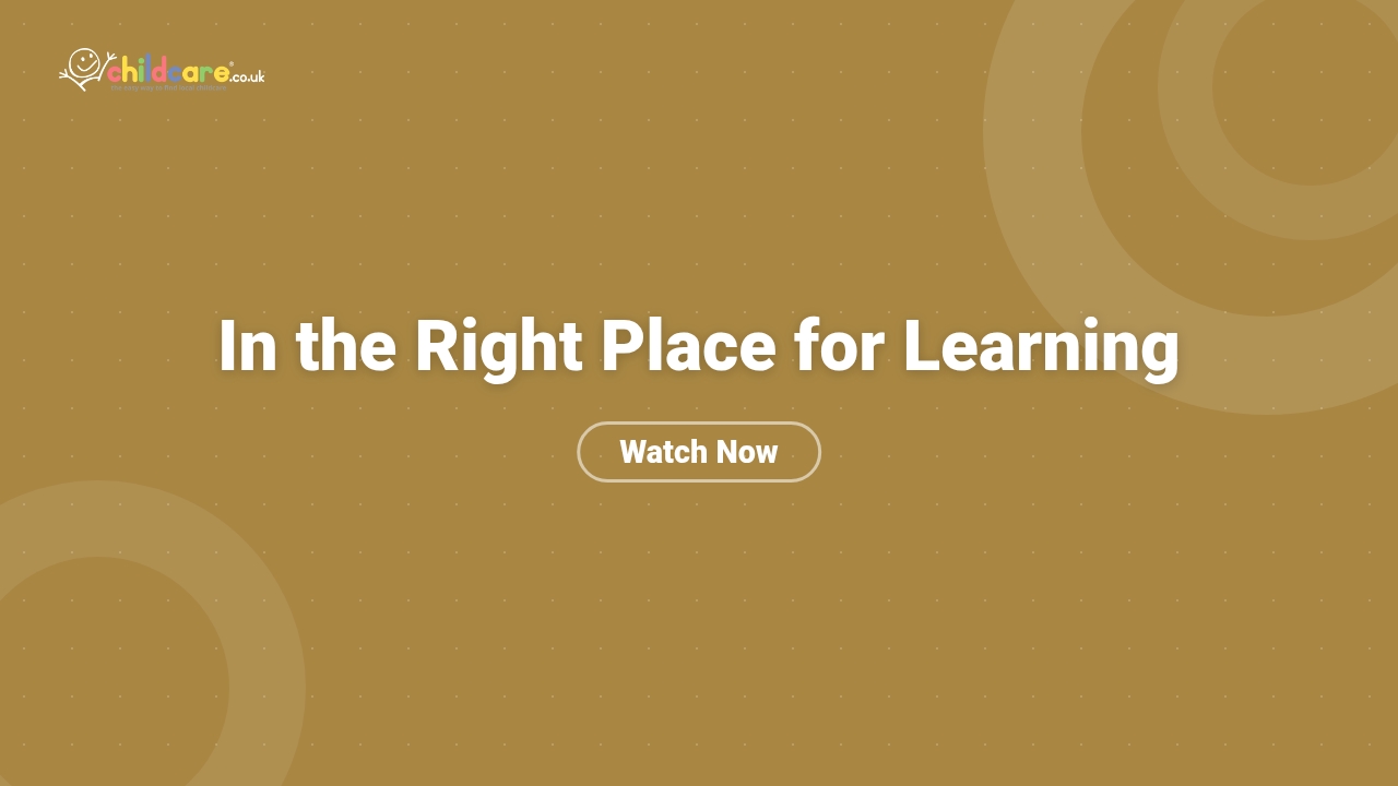 In the Right Place for Learning poster