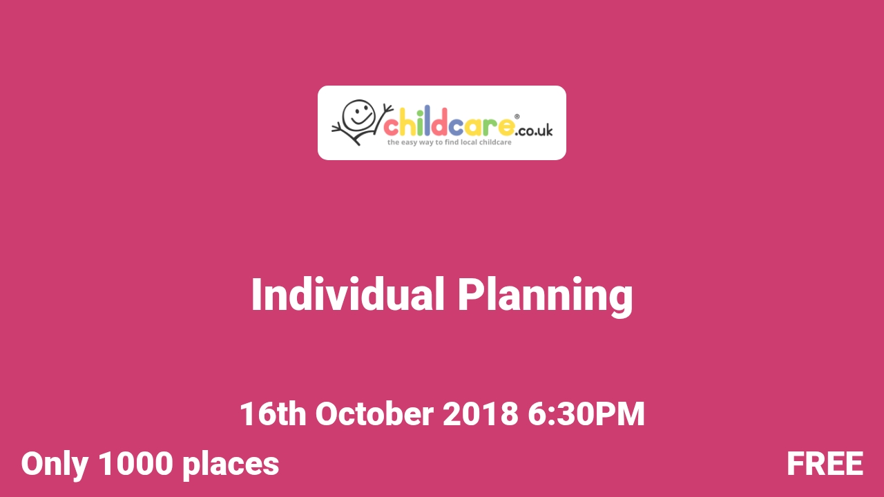Individual Planning poster