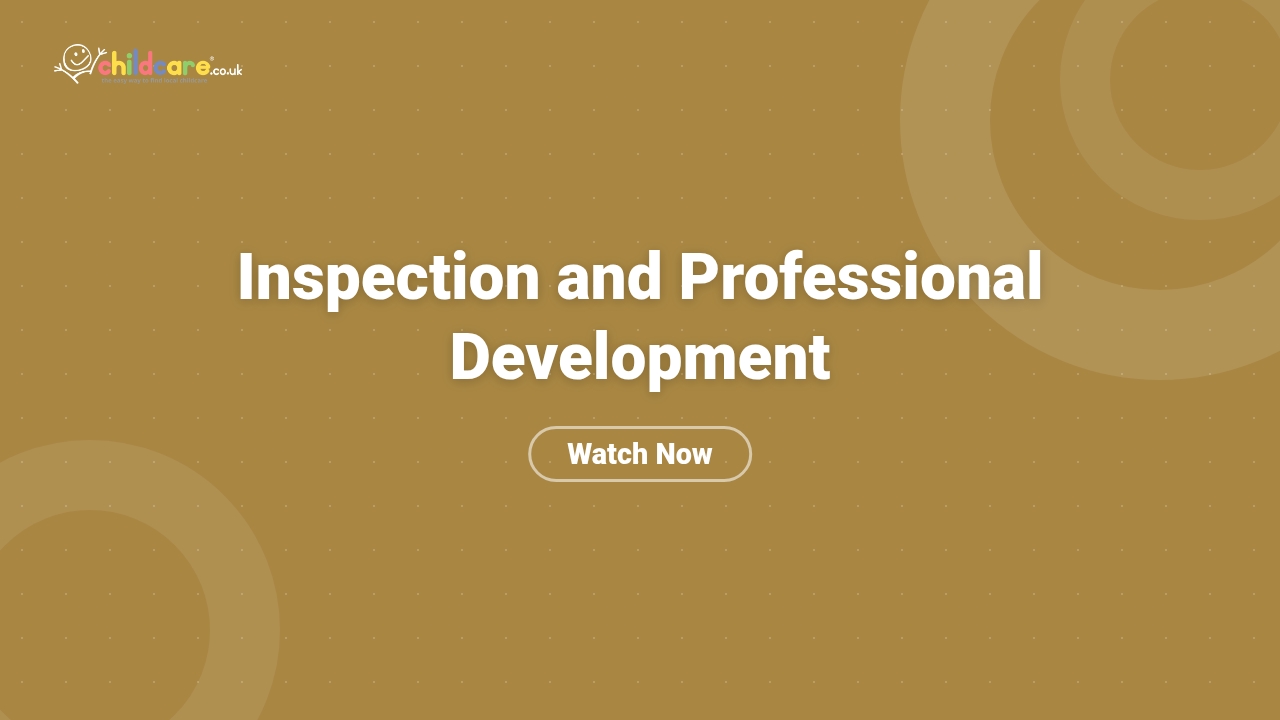 Inspection and Professional Development poster
