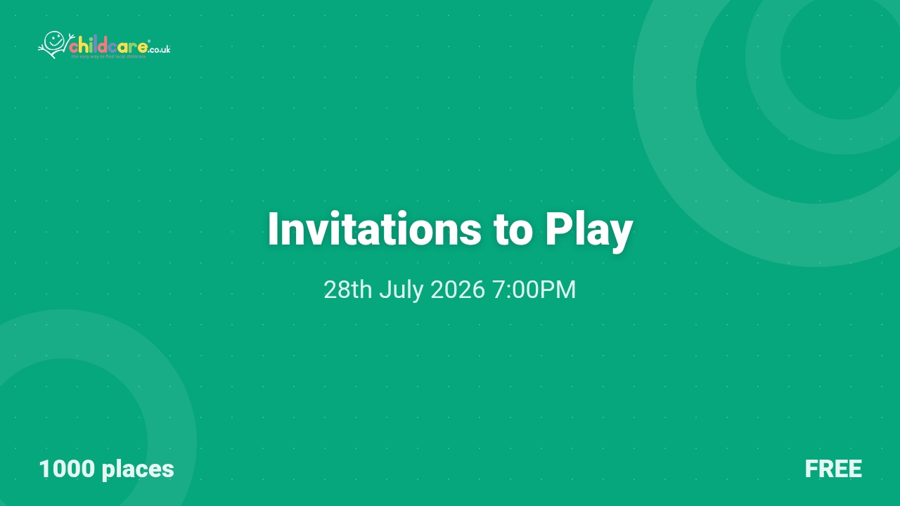 Invitations to Play poster