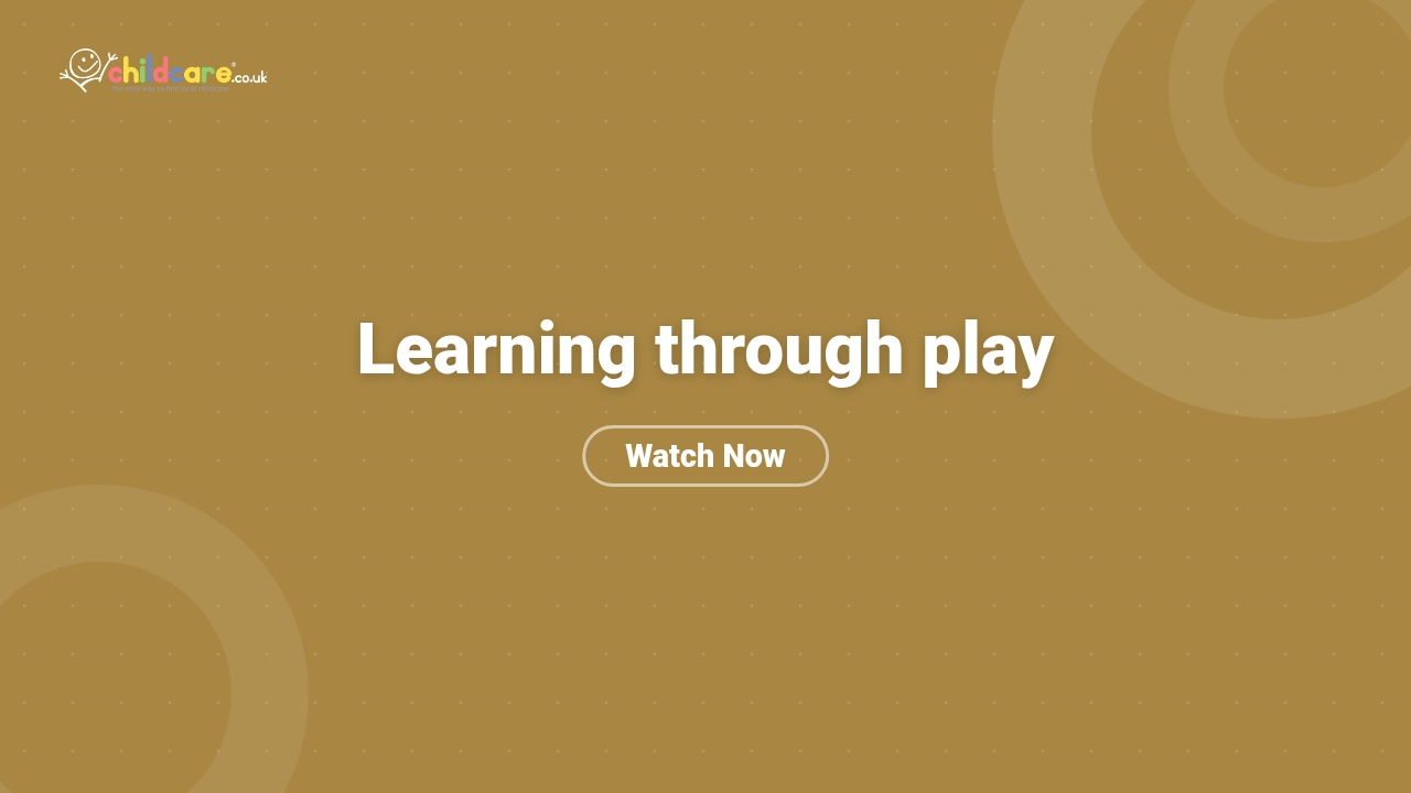 Learning through play poster