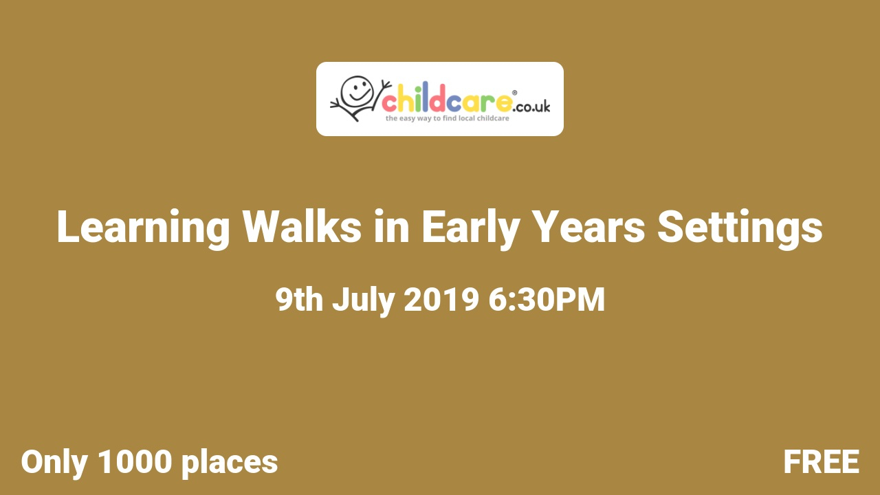 Learning Walks in Early Years Settings poster