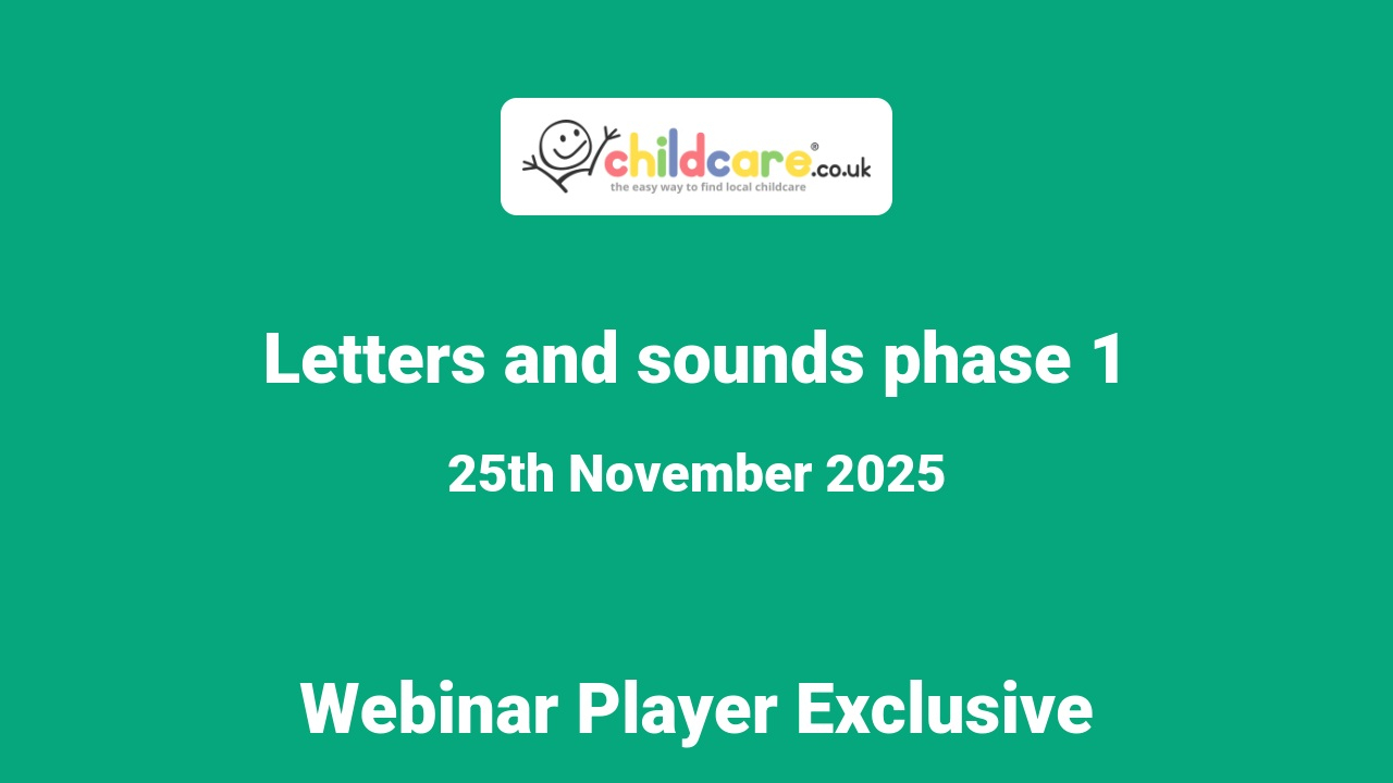 Letters and sounds phase 1 Poster