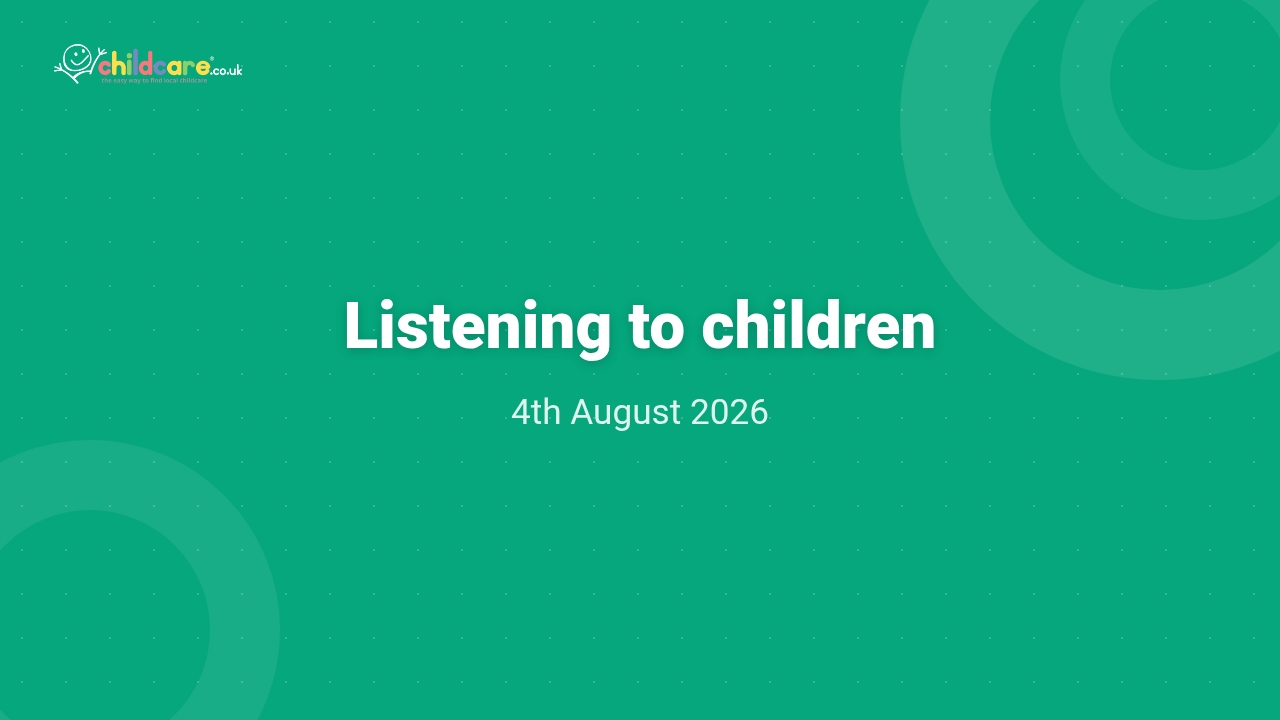 Listening to children  Poster