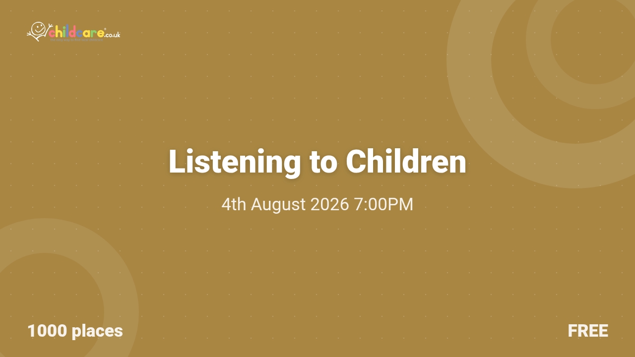 Listening to Children poster