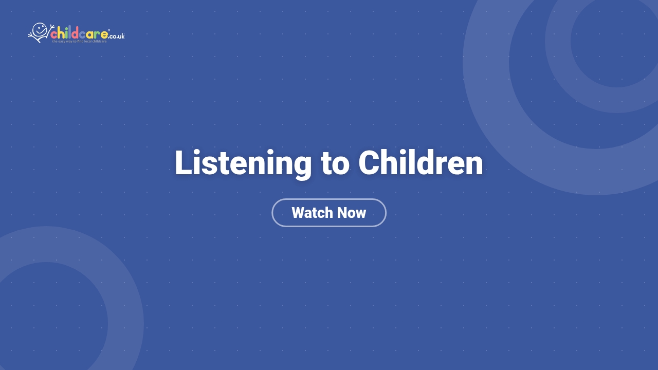 Listening to Children poster