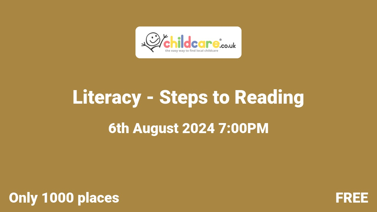 Literacy - Steps to Reading Poster