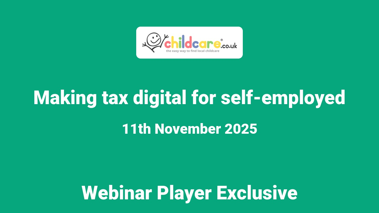 Making tax digital for self-employed Poster