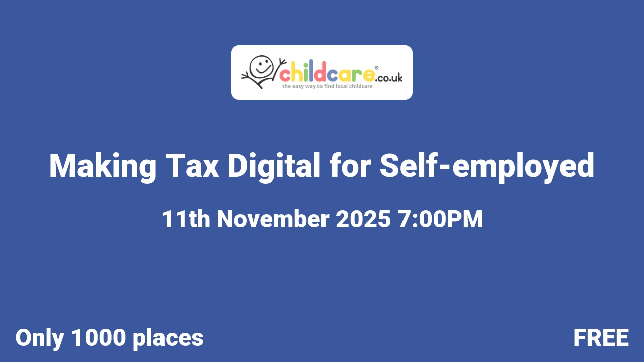 Making Tax Digital for Self-employed poster