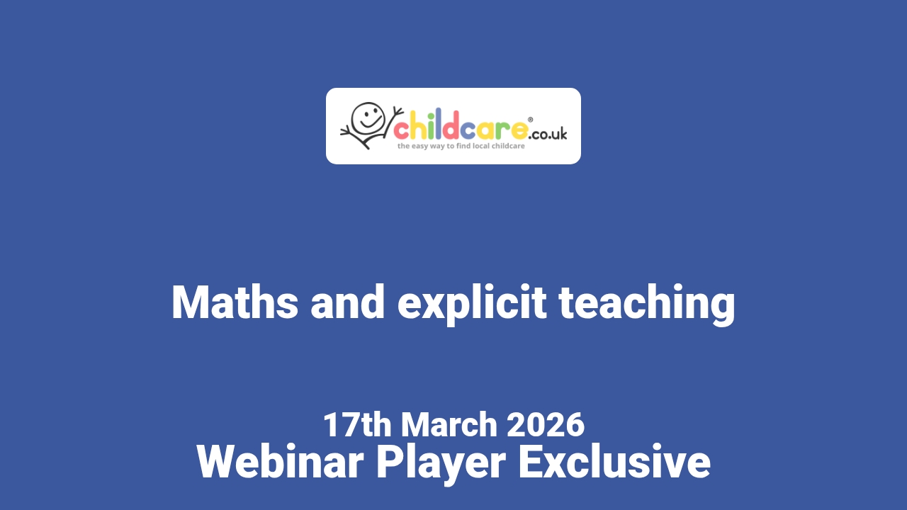 Maths and explicit teaching Poster