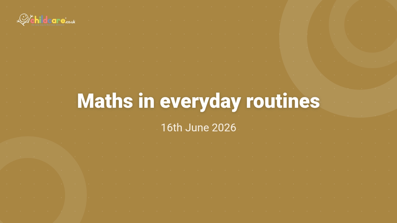 Maths in everyday routines Poster