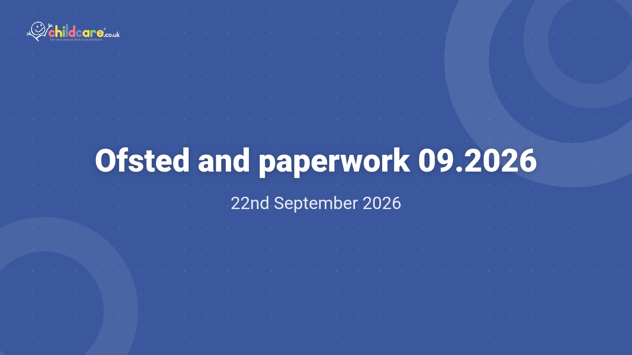 Ofsted and paperwork 09.2026 Poster