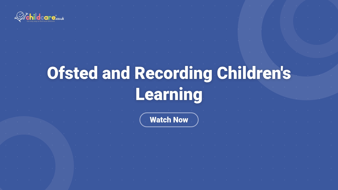 Ofsted and Recording Children's Learning  Poster