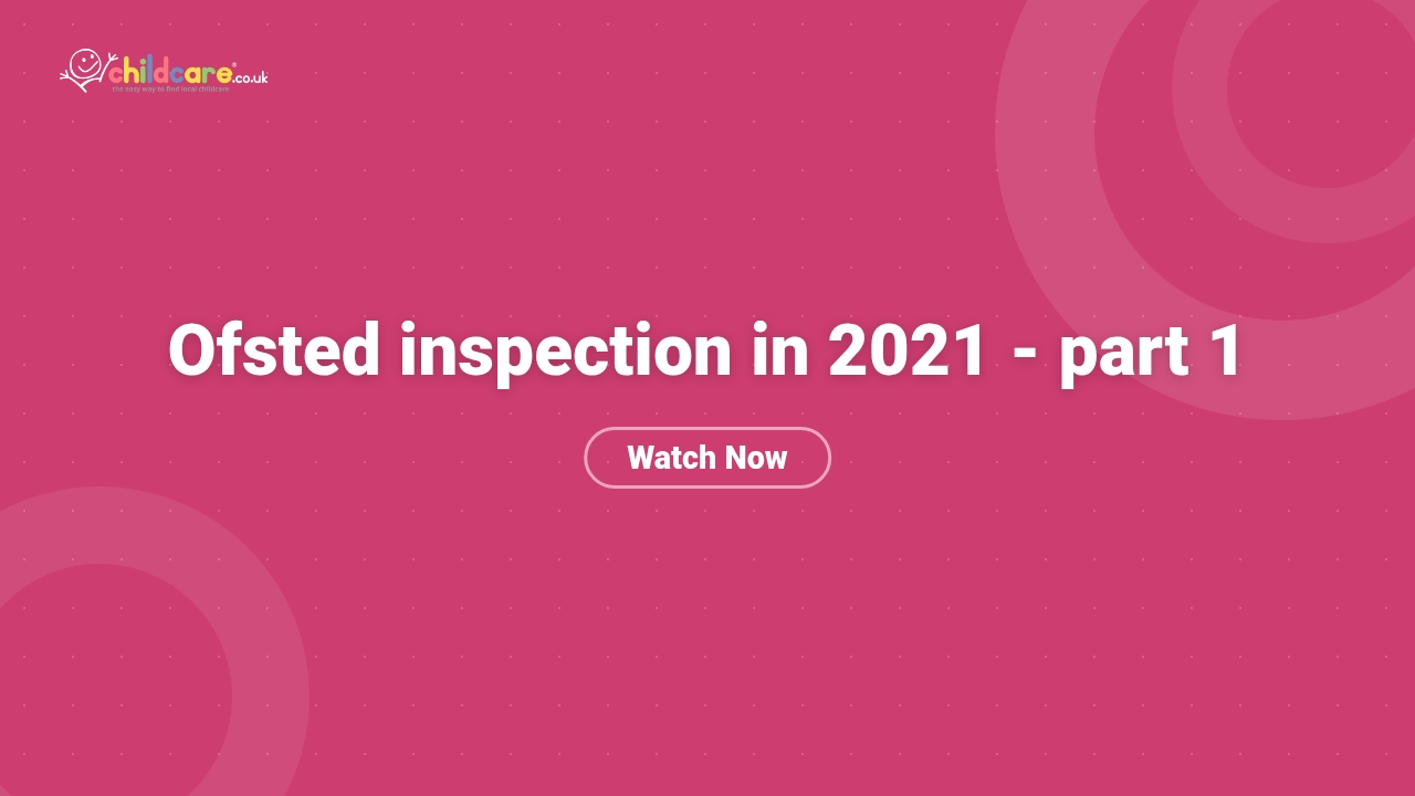 Ofsted inspection in 2021 - part 1 poster