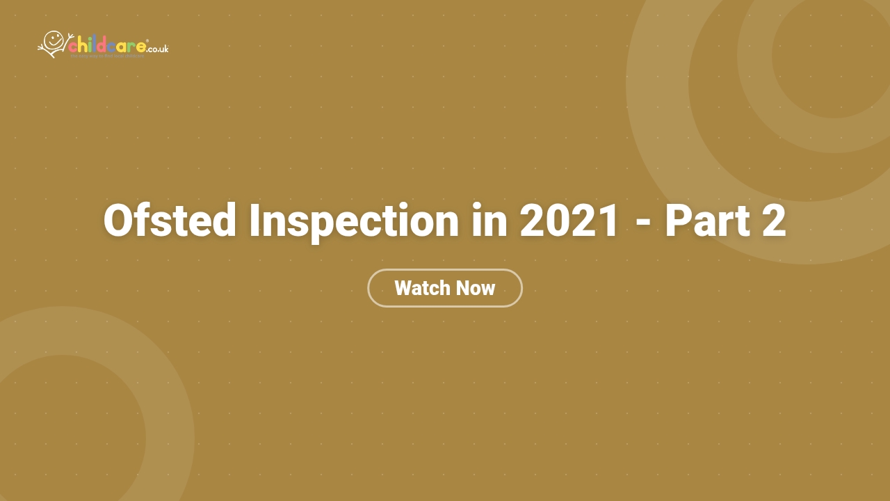 Ofsted Inspection in 2021 - Part 2 poster
