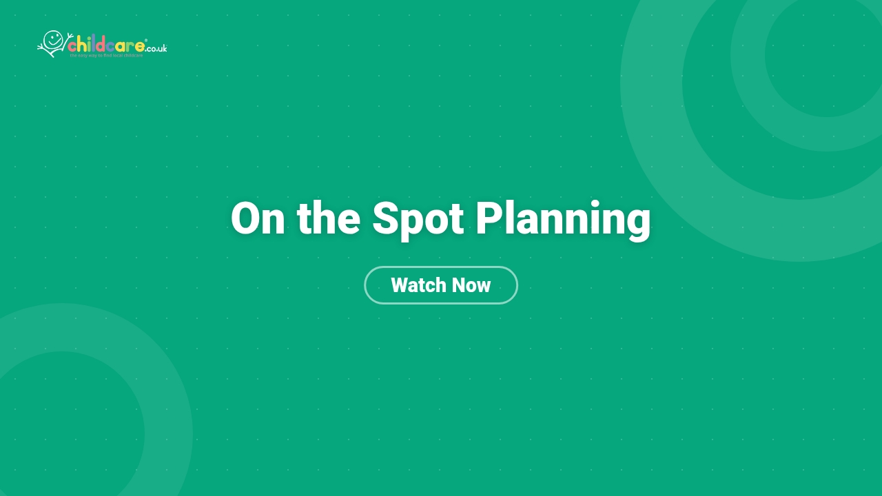 On the Spot Planning Poster